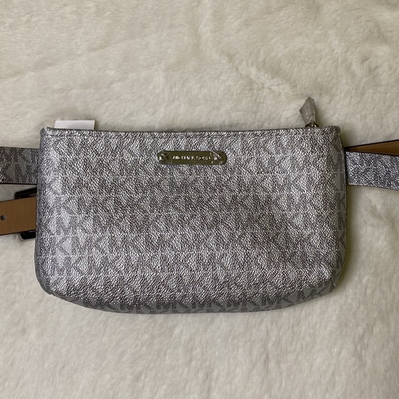 Michael Kors Handbags - MK Silver Belt Bag